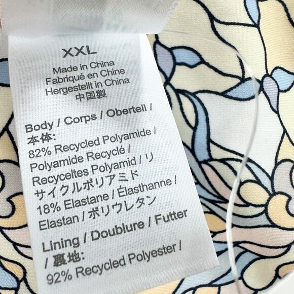 J.Crew Active Curved Waist Cheeky Bikini Bottom Resort Kaleidoscope XXL NWT - Picture 5 of 10